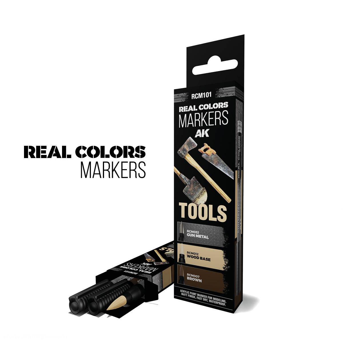 AK Interactive RC Marker Set: Werkzeuge