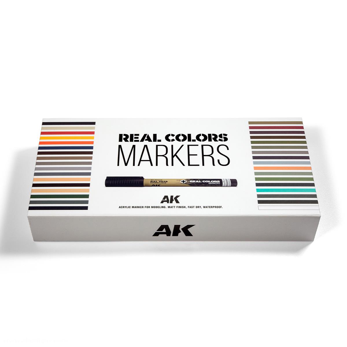 AK Interactive Spezial Box Real Colors Marker