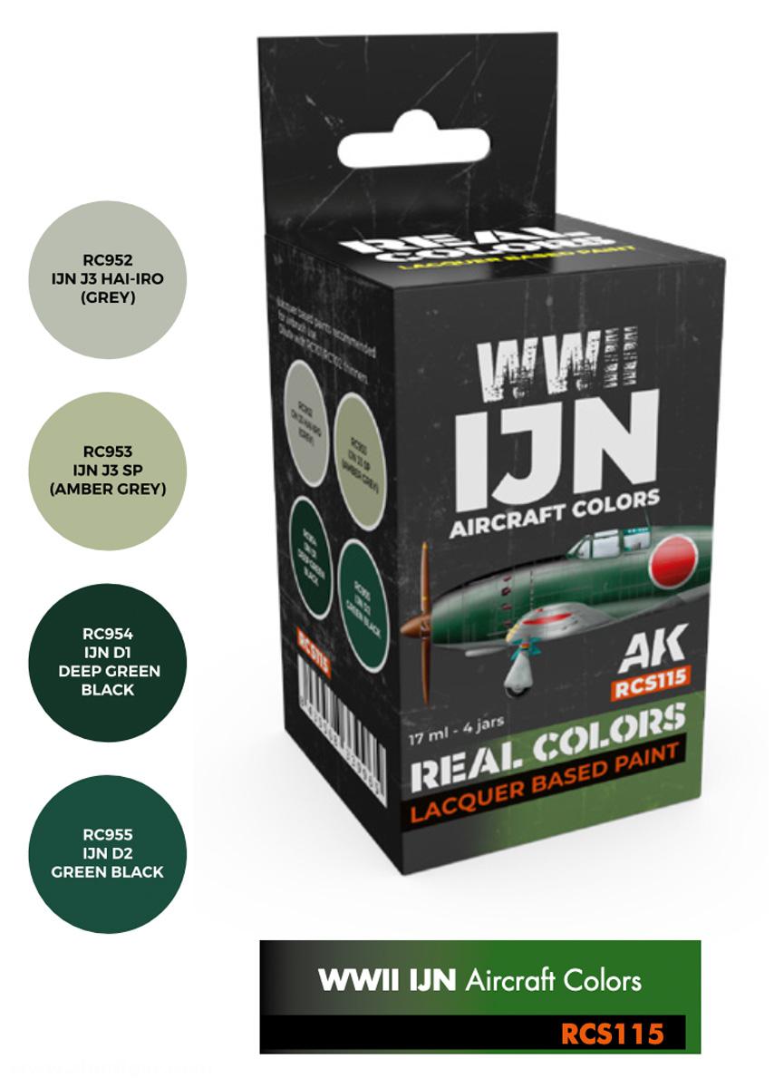 AK Interactive WWII IJN Flugzeug Farben