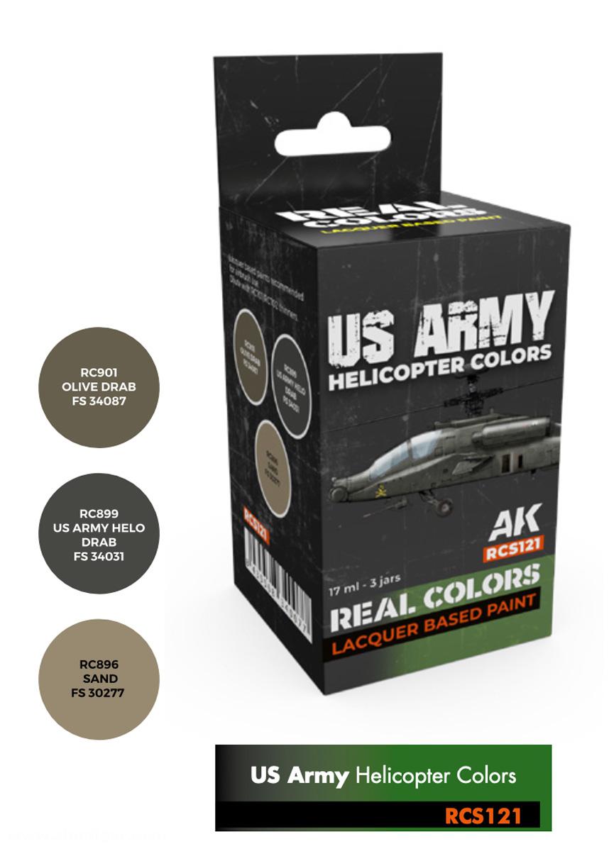 AK Interactive US Army Hubschrauber Farben