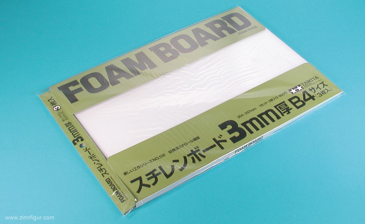 Tamiya Schaumstoffplatte 3 mm 257 x 364 mm