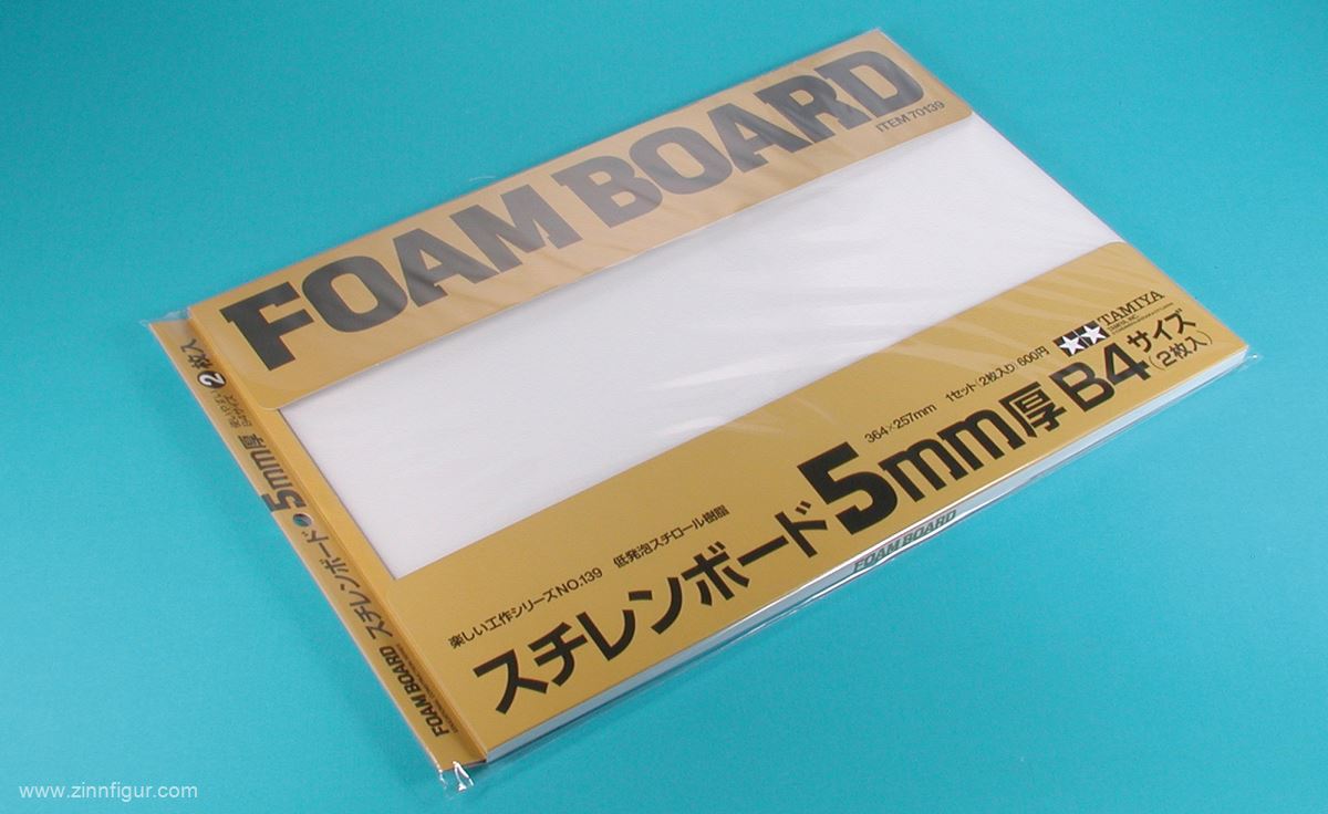 Tamiya Schaumstoffplatte 5 mm 257 x 364 mm