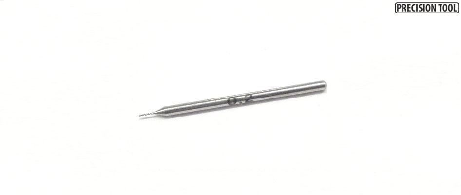 Tamiya Bohrer 0,2 mm mit 1 mm Schaft