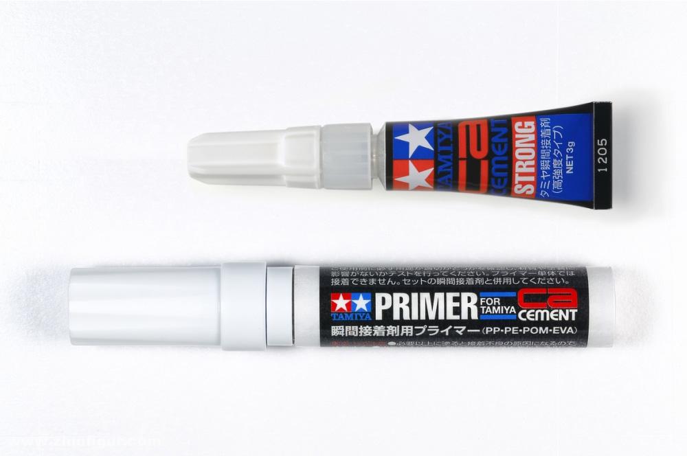 Tamiya Tamiya CA-Cement & Primer Set