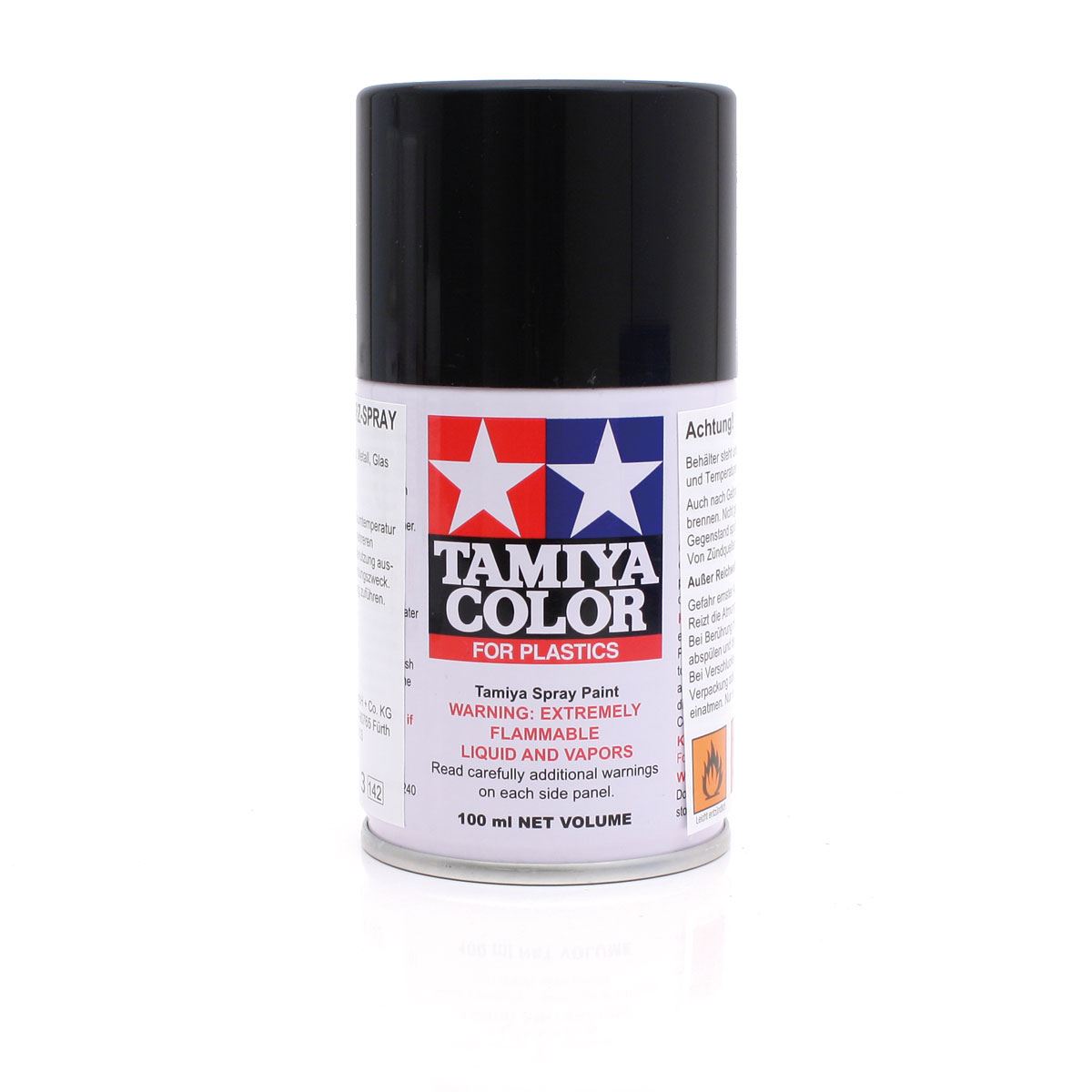 Tamiya Schwarz seidenmatt  (Acrylspray)