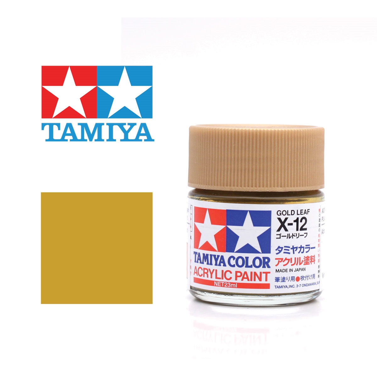 Tamiya Blatt-Gold - glänzend