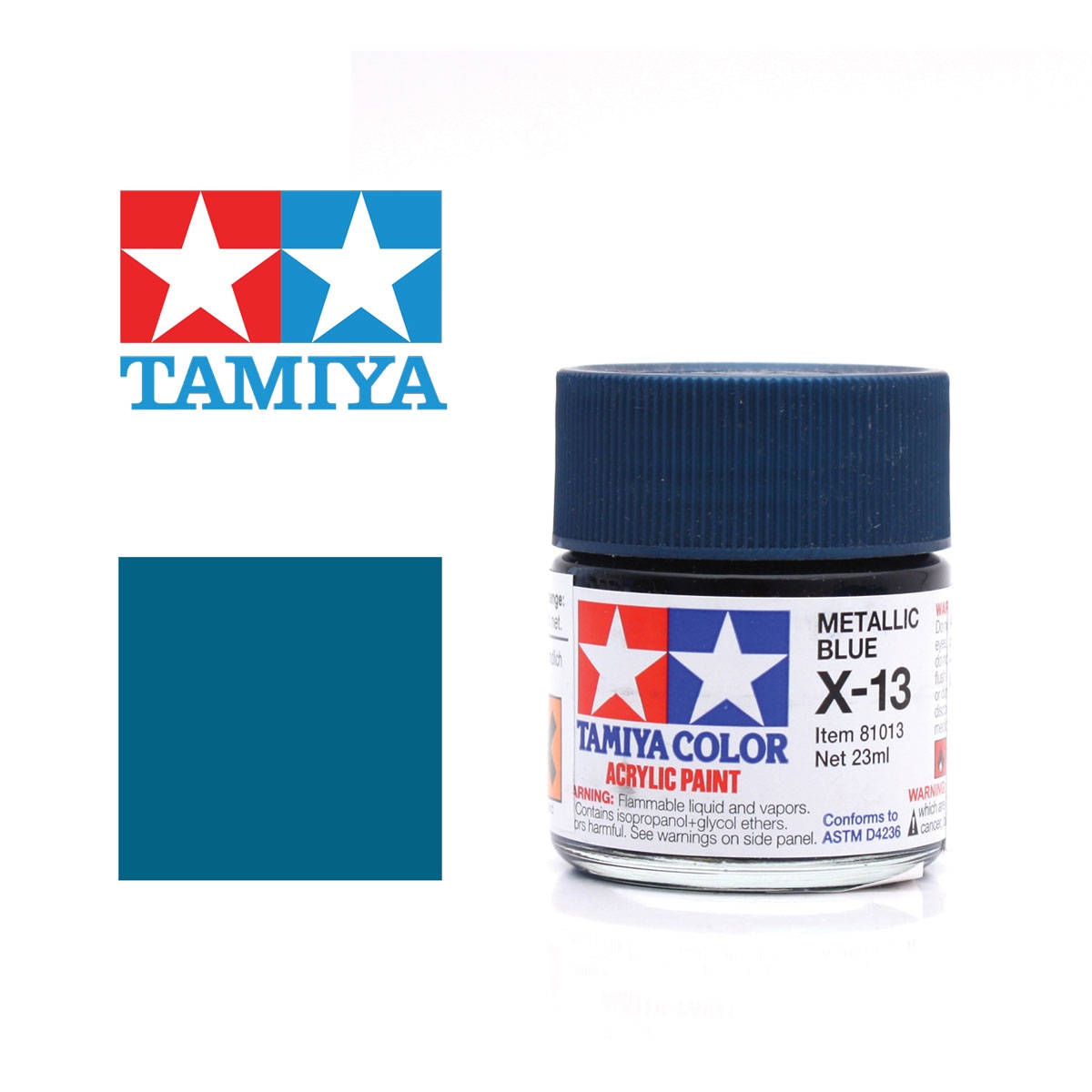 Tamiya Metallic-Blau - glänzend