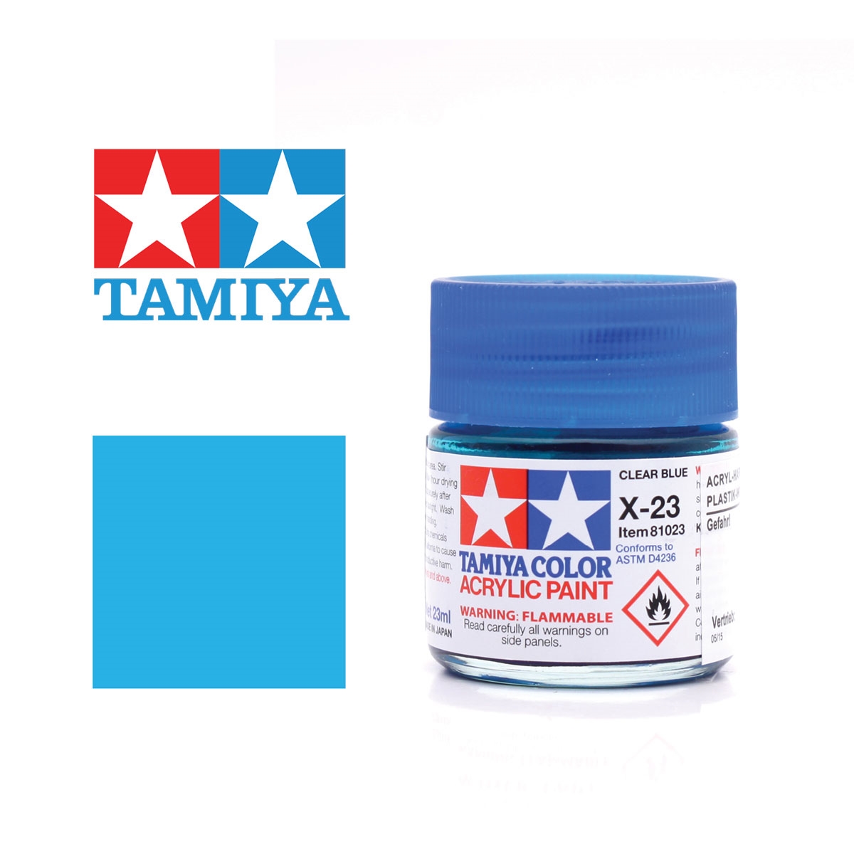 Tamiya Klar-Blau - glänzend