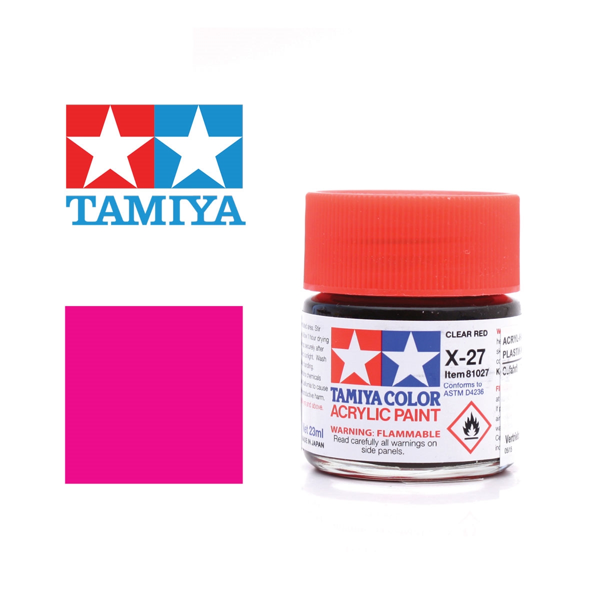 Tamiya Klar-Rot - glänzend