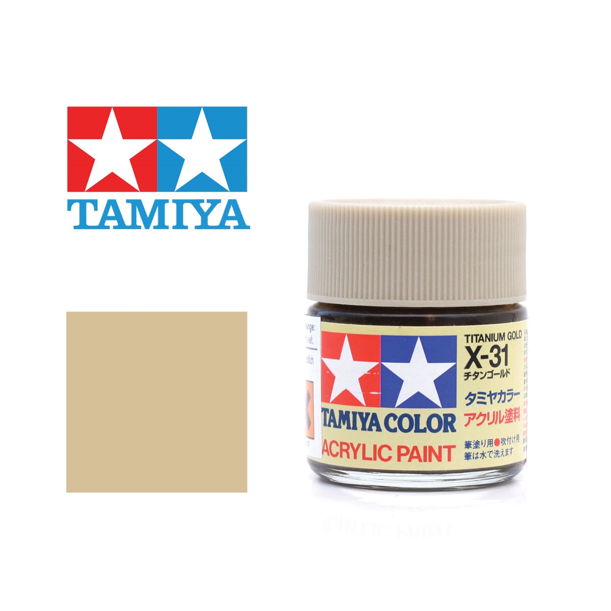 Tamiya Titanium Gold - glänzend