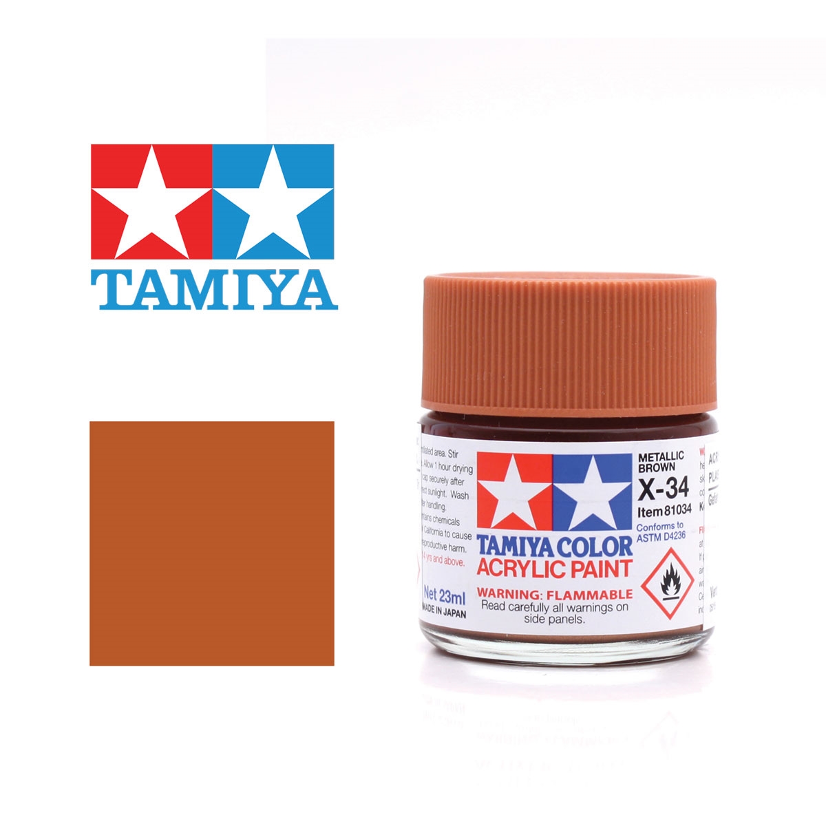 Tamiya Metallic-Braun - glänzend