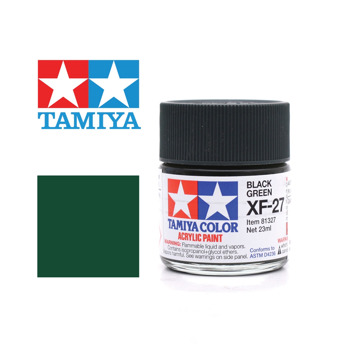 Tamiya Schwarzgrün - matt