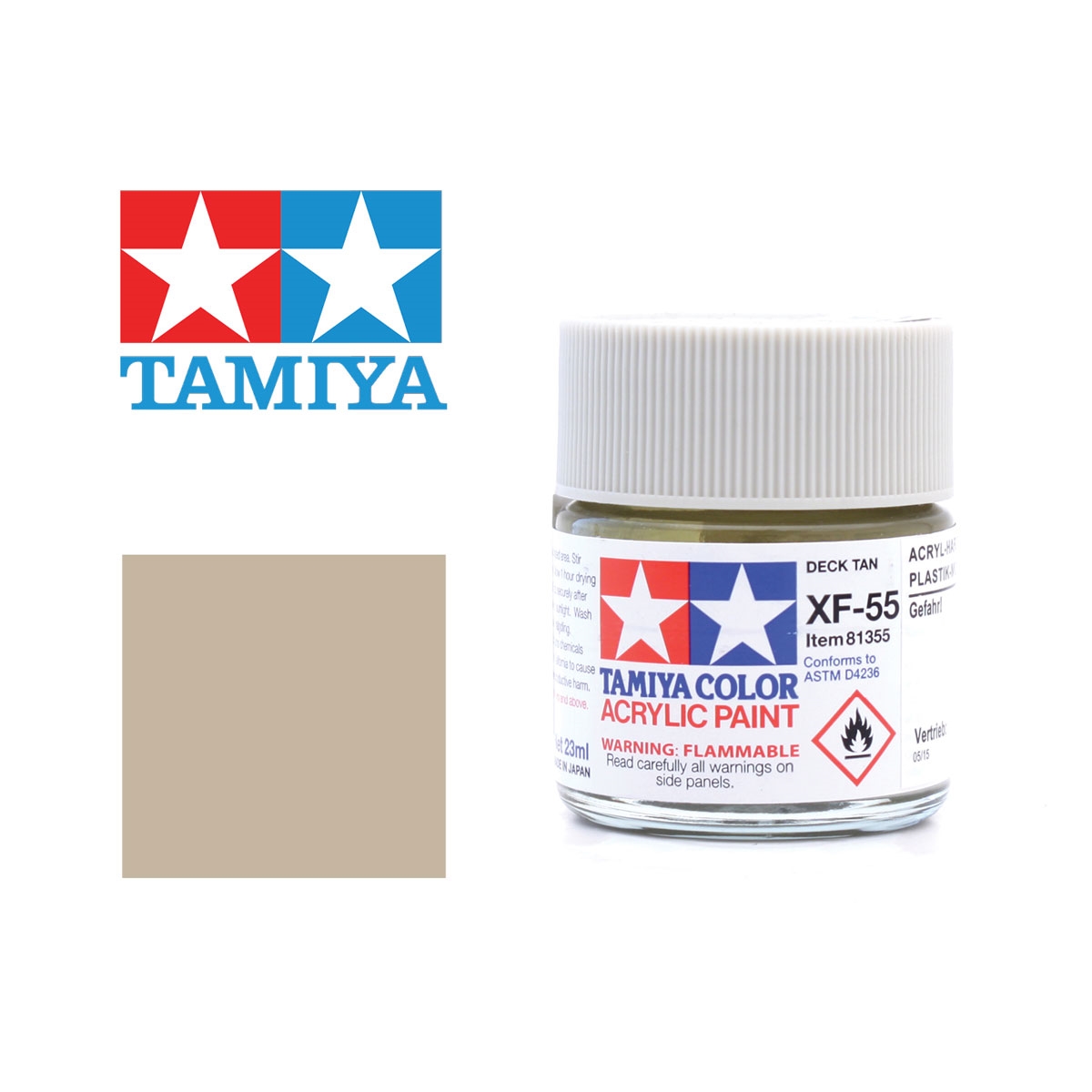 Tamiya Deck-Tan (Hellbraun) - matt