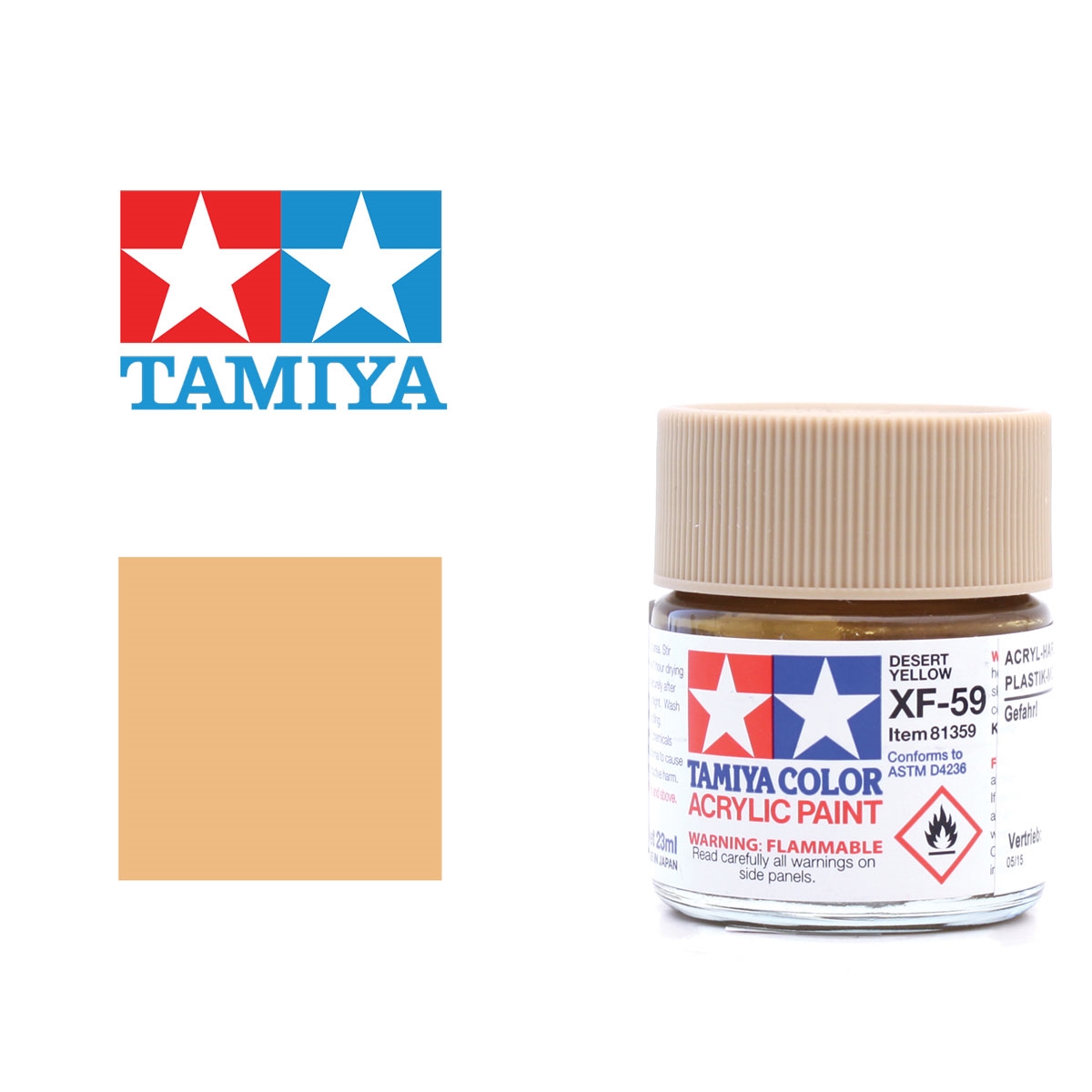 Tamiya Wüstengelb - matt