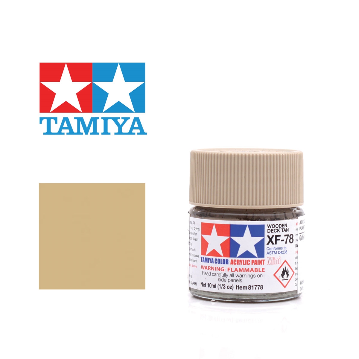Tamiya Holzdeck Hellbraun matt