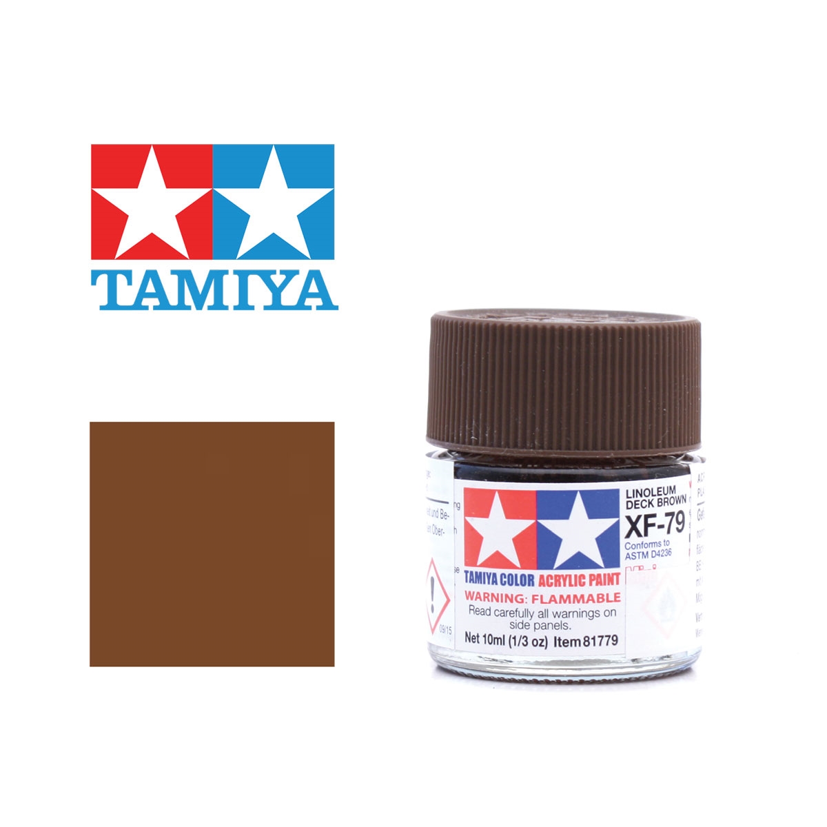 Tamiya Linoleum Schiffsdeck-Braun matt