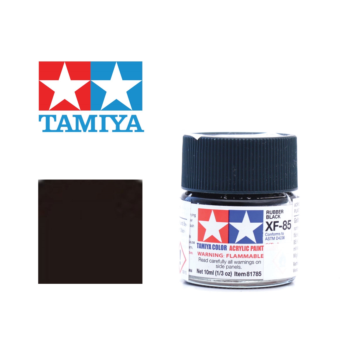 Tamiya Gummi-Schwarz matt
