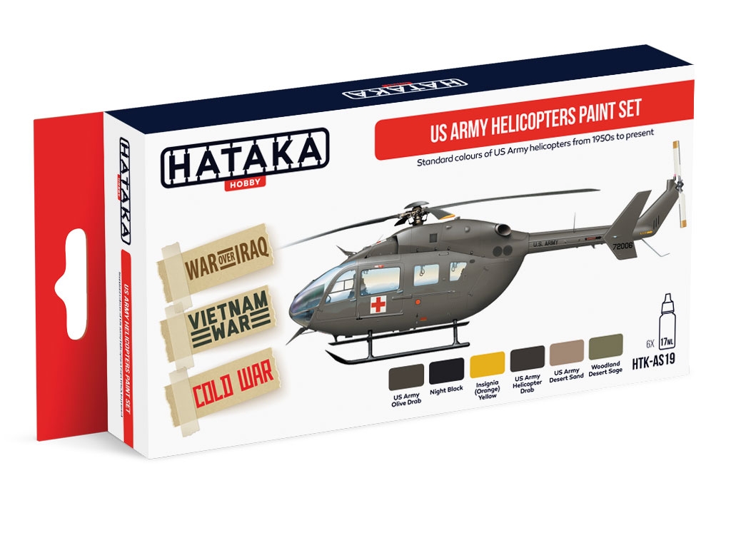 Hataka Farbset US Army Helikopter