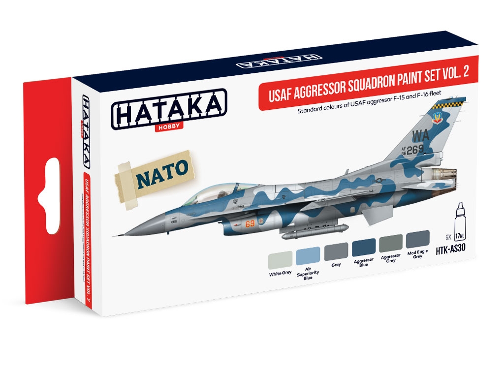 Hataka US Air Force (USAF) Aggressor Squadron Farbset Teil 2