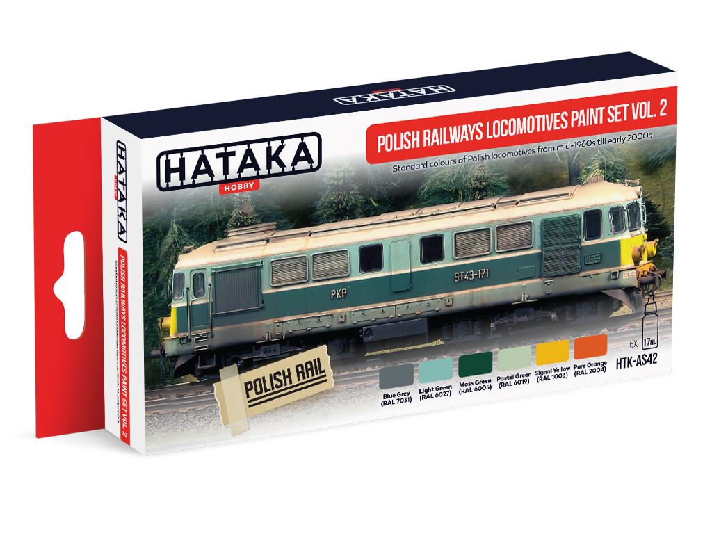 Hataka Farbset 'Polnische Eisenbahn', Teil 2