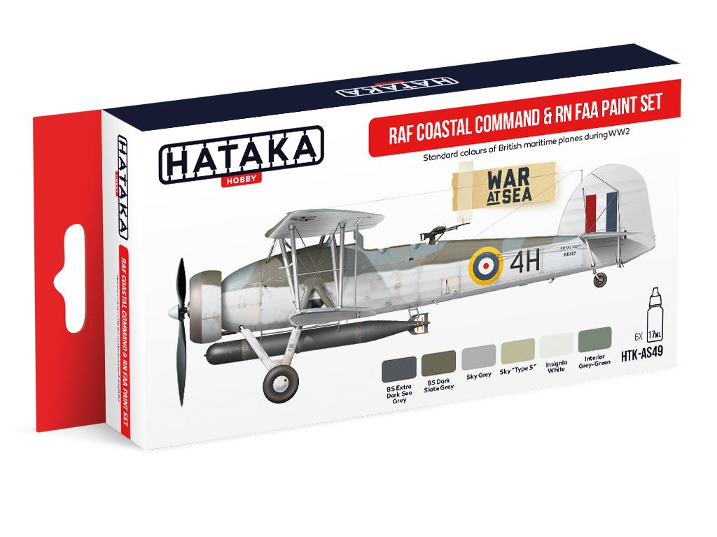 Hataka Farbset Royal Air Force Coastal Command & Royal Navy Fleet Air Arm