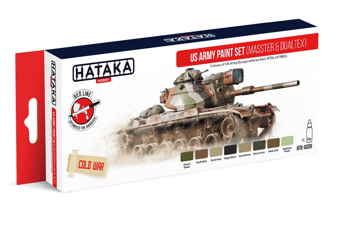Hataka US Army (MASSTER & DUALTEX) Farbset