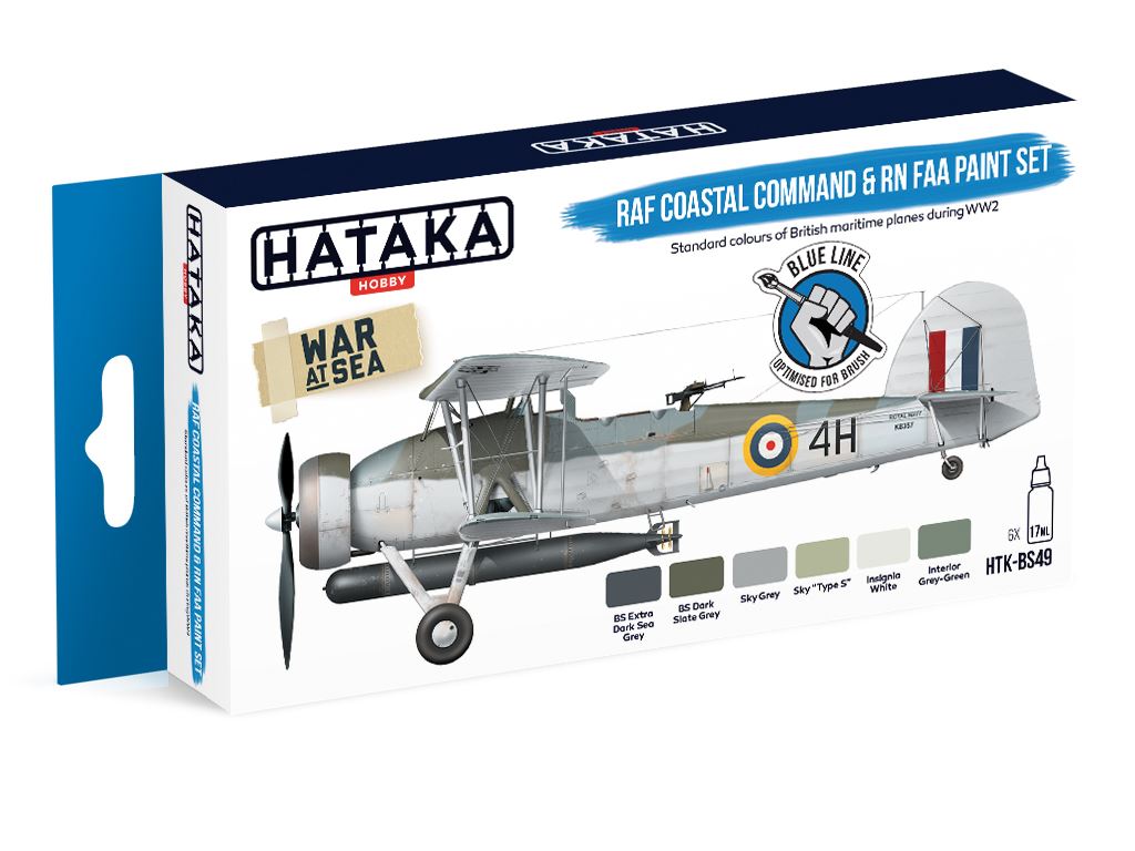 Hataka Farbset (Blaue Serie) Royal Air Force Coastal Command & Royal Navy Fleet Air Arm