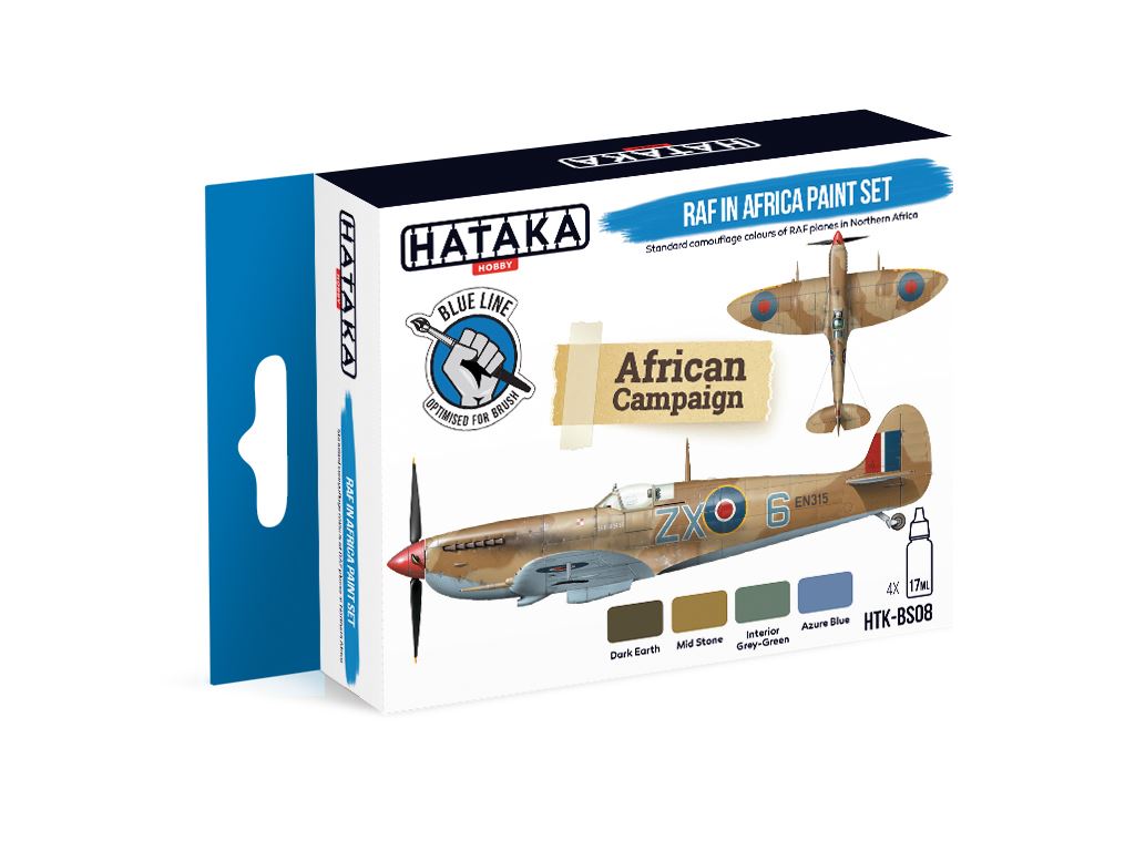 Hataka Farbset (Blaue Serie) Royal Air Force (RAF) in Afrika