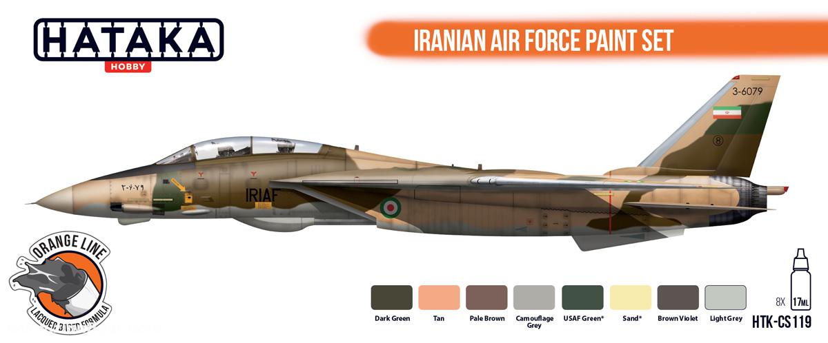 Hataka Farbset: Iranische Air Force