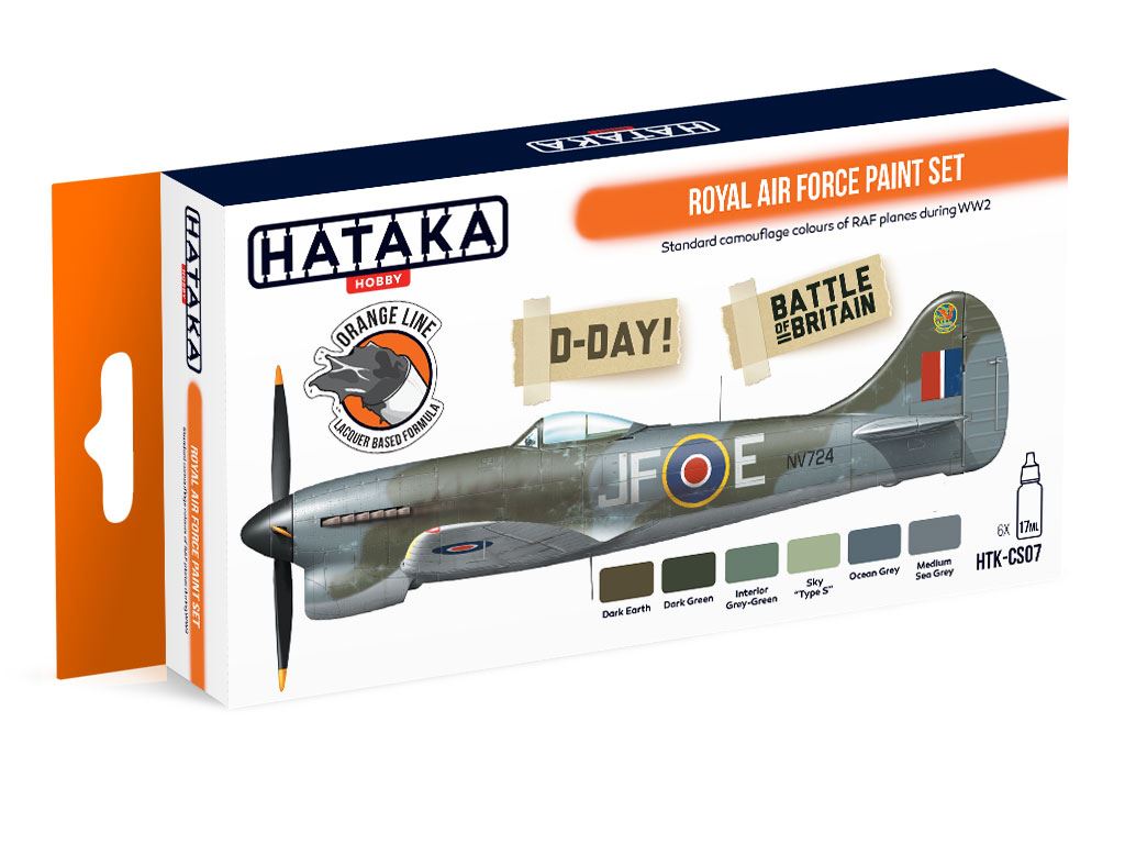 Hataka Farbset (Orange Serie) Royal Air Force (RAF)