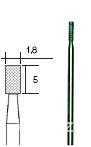 Proxxon Diamantschleifstift, Zylinder, 1,8 mm