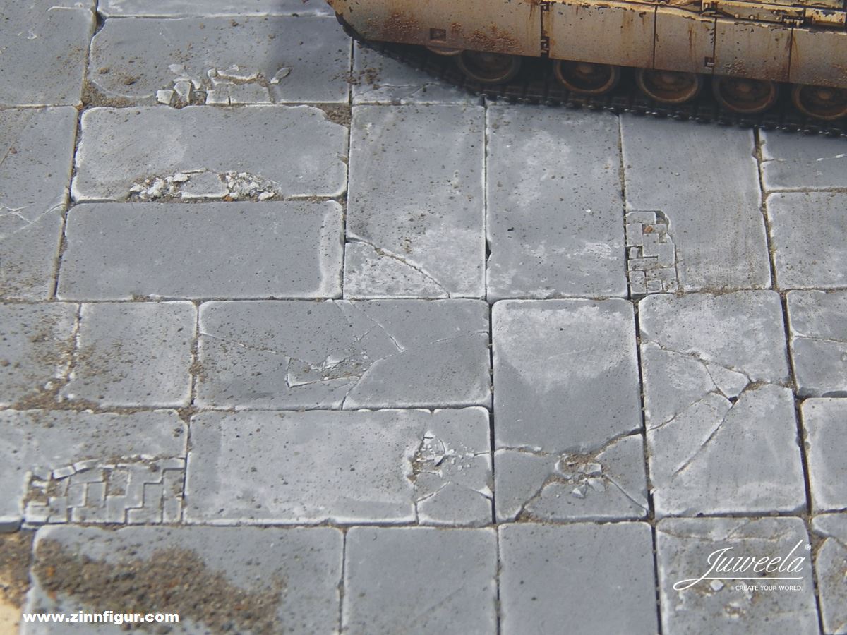Juweela Betonplatten, groß (1:72)