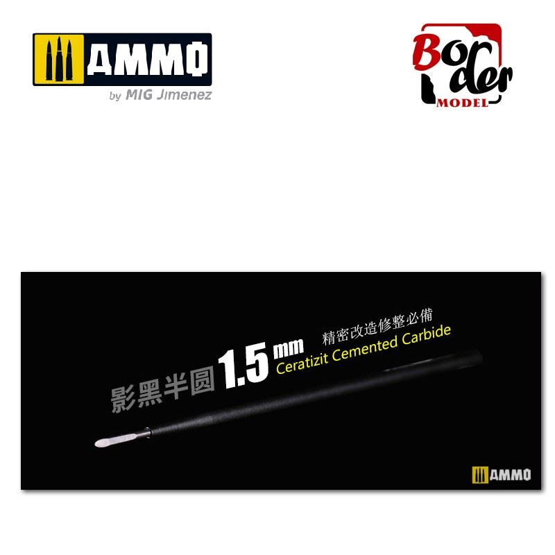 Border Models Schnitzmesser 1,5 mm (Halbkreis)