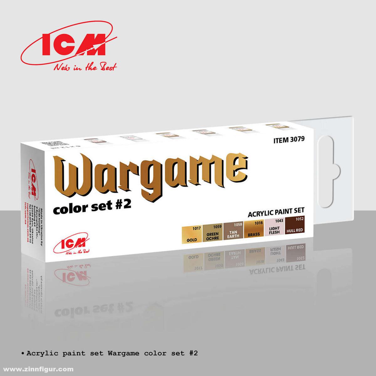 ICM Acryl-Farb-Set 'Wargame Set 2'