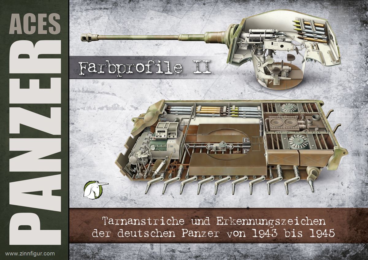 Zeughaus Verlag Panzer Aces. Farbprofile. Teil 2: Tarnanstriche und Erkennungszeichen der deutschen Panzer von 1943 bis 1945