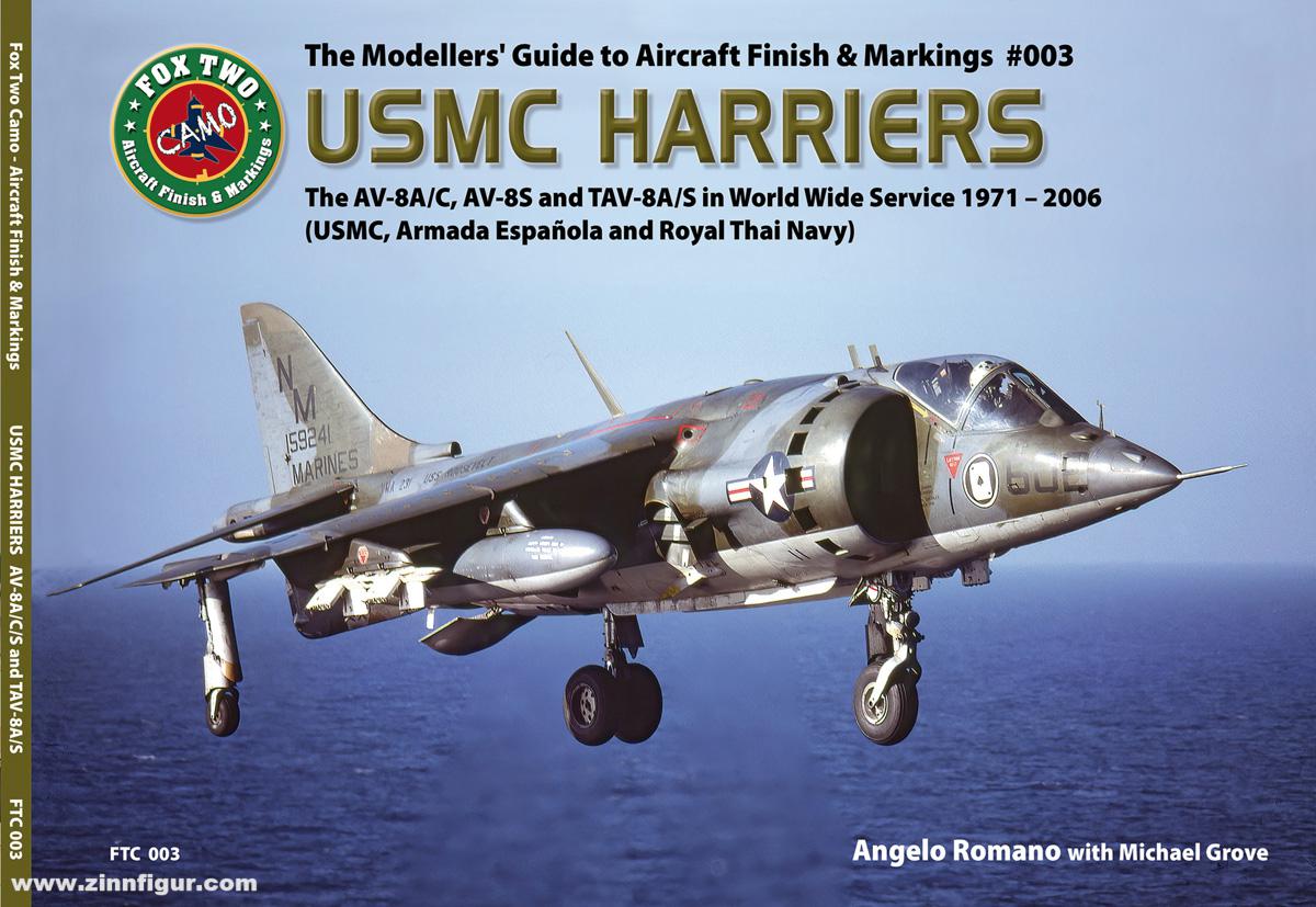 AirDoc Romano, Angelo/Grove, Michael: USMC Harriers. The AV-8A/C, AV-8S and TAV-A/S in World Wide Service 1971-2006 (USMC, Armada Española and Royal Thai Navy)