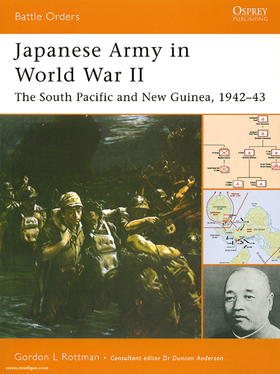 Osprey Publishing Rottman, G. L.: Japanese Army in World War II Teil 2: South Pacific and New Guinea 1942-44