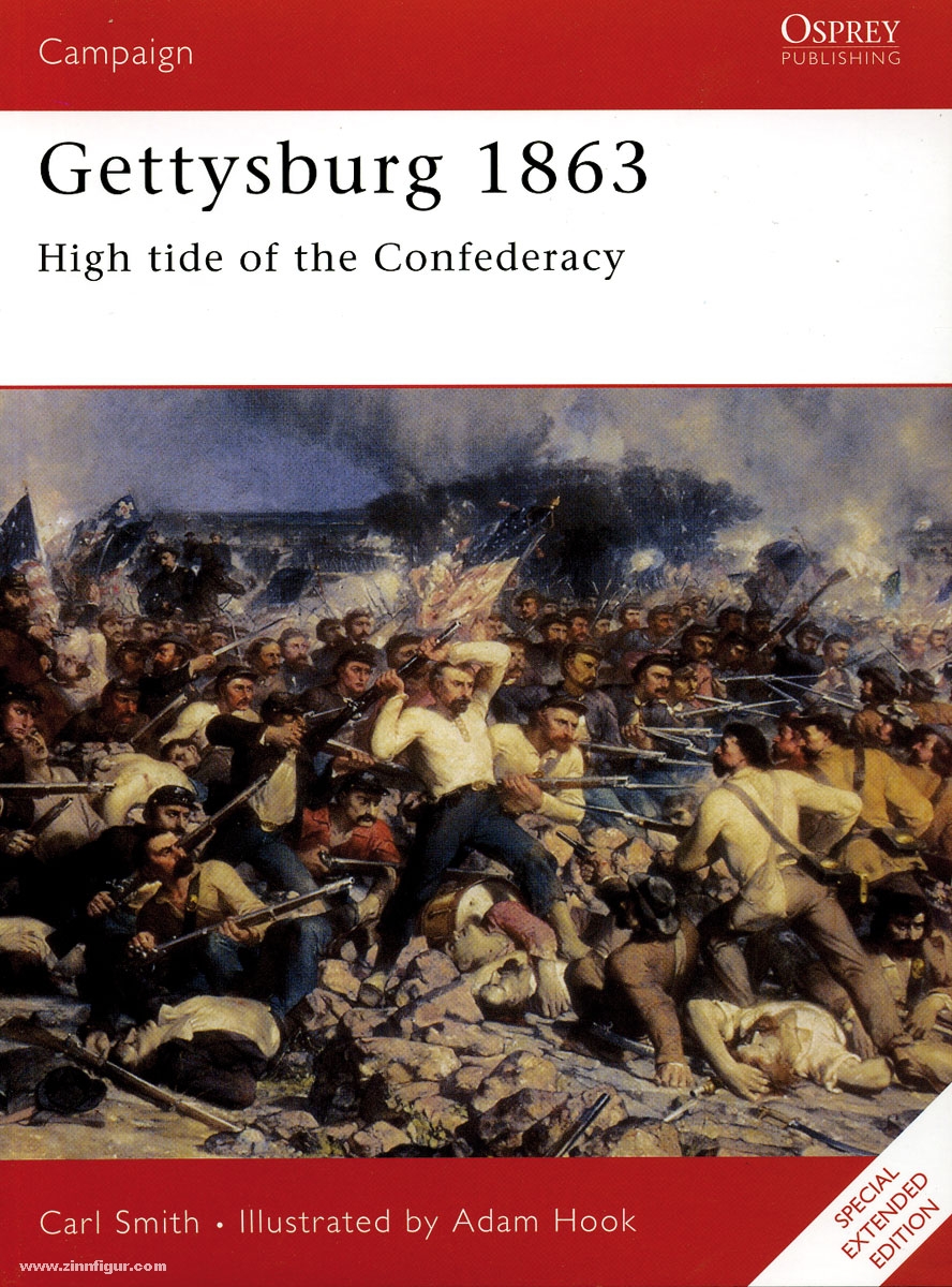 Osprey Publishing Smith, C./Hook, A. (Illustr.): Gettysburg 1863. High tide of the Confederacy