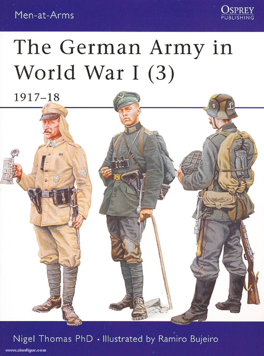 Osprey Publishing Thomas, N./Bujeiro, R. (Illustr.): The German Army in World War I. Teil 3: 1917-18