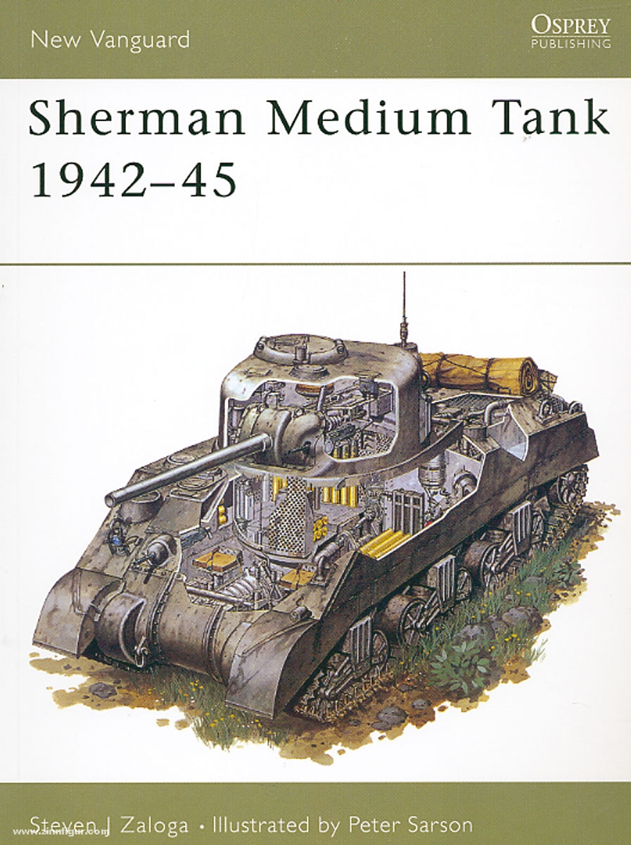Osprey Publishing Zaloga, S. J./Sarson, P. (Illustr.): Sherman Medium Tank 1942-45