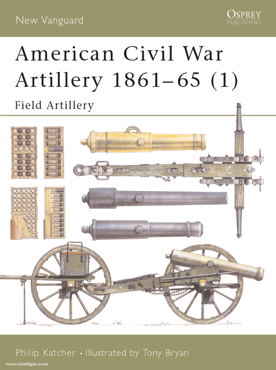 Osprey Publishing Katcher, P./Bryan, T. (Illustr.): American Civil War Artillery 1861-65. Teil 1: Feldartillerie