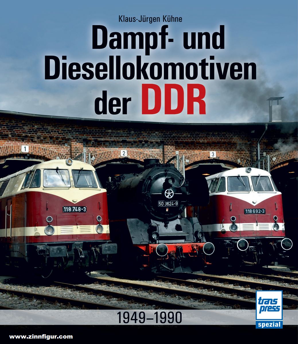 Motorbuch Verlag Kühne, Klaus-Jürgen: Dampf- und Diesellokomotiven der DDR