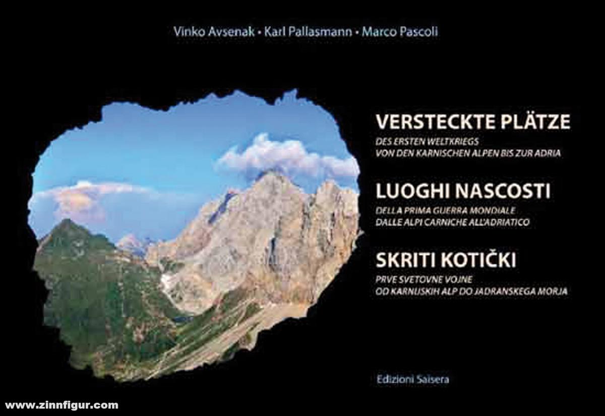 Avsenak, Vinko/Pallasmann, Karl/Pascoli, Marco: Versteckte Plätze des Ersten Weltkriegs von den Karnischen Alpen bis zur Adria