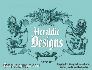 Schiffer Publishing Heraldic Designs. Royalty-free images of coats-of-arms, shields, crests, seals, bookplates, and more