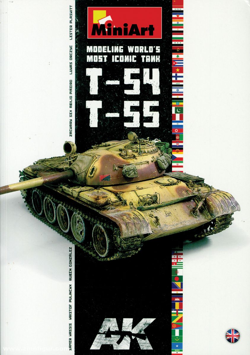 AK Interactive MiniArt. Modeling World's Most Iconic Tank. T-54, T-55