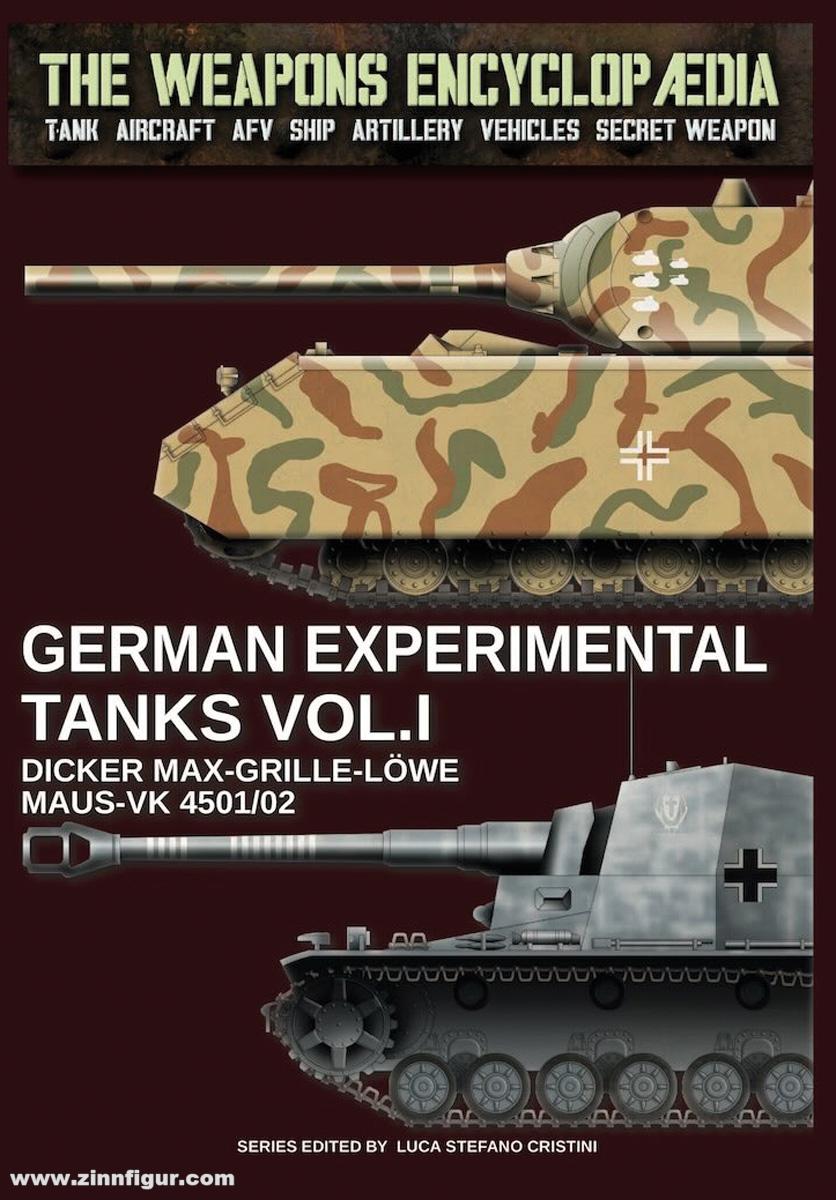 Soldiershop Cristini, Luca Stefano (Hrsg.): The Weapons Encyclopedia. Tank, Aircraft, AFV, Ship, Artillery, Vehicles, Secret Weapon. Band 32: German Experimental Tanks. Band 1: Dicker Max-Grille-Löwe-Maus-VK 4501/02