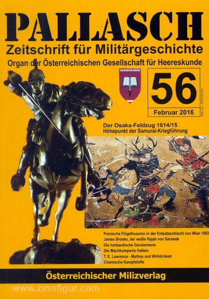 Milizverlag Pallasch. Zeitschrift für Militärgeschichte. Organ der Österreichischen Gesellschaft für Heereskunde. Heft 56