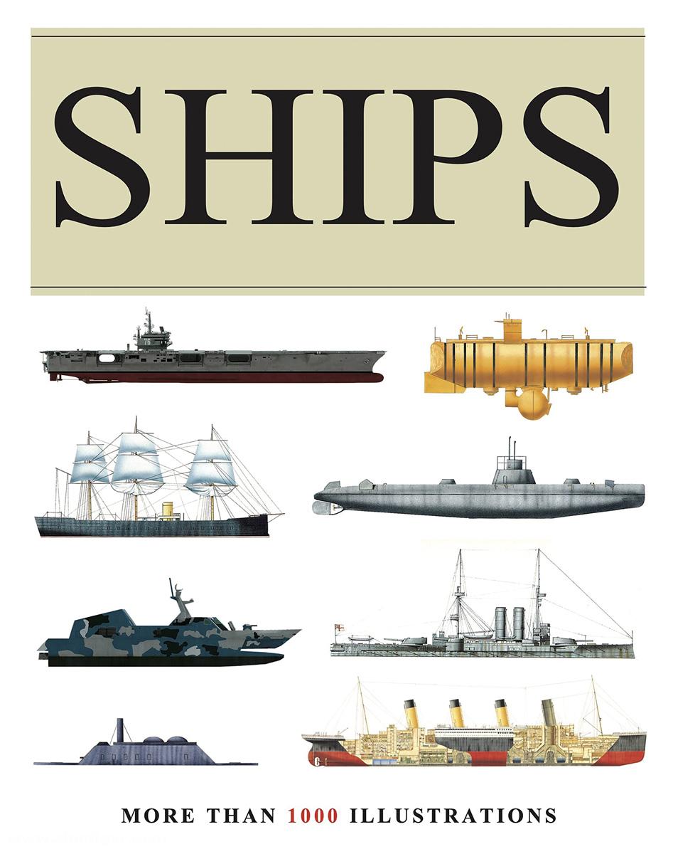 Amber Books Ross, David: Ships. More than 1000 Illustrations