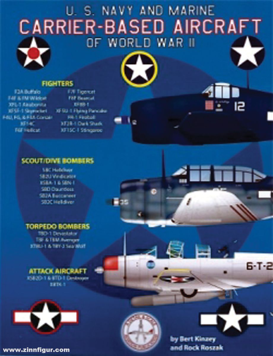 Detail & Scale Aviation Publication Kinzey, Bert/Roszak, Rock: U.S Navy and Marine Carrier-Based Aircraft of WWII