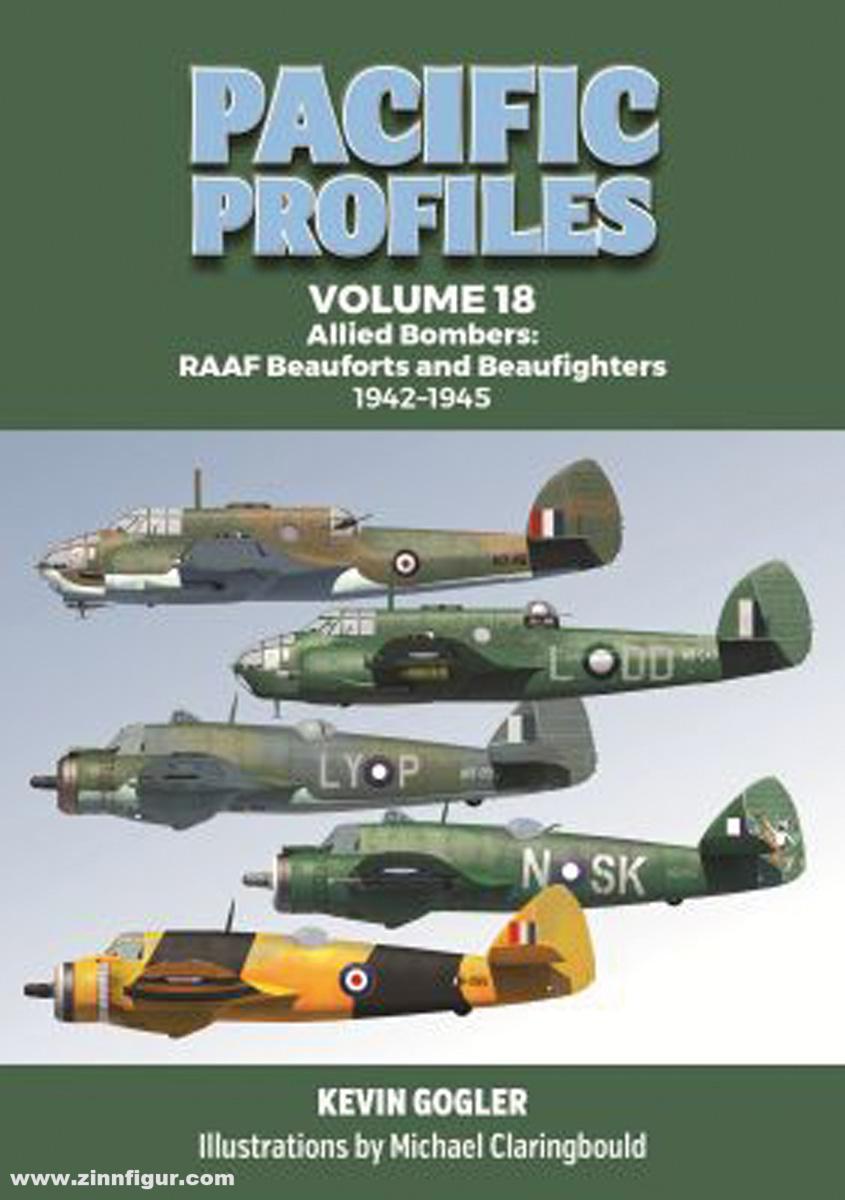Avonmore books Gogler, Kevin/Claringbould, Michael J. (Illustr.): Pacific Profiles. Band 18: Allied Bombers. RAAF Beauforts and Beaufighters 1942-1945